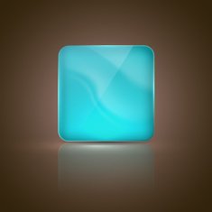 background with a glass banner