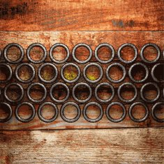 metal and wood background N500