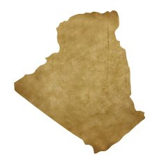 Algeria grunge treasure map