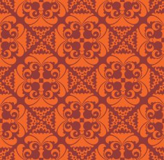 Vintage seamless floral ornamental background