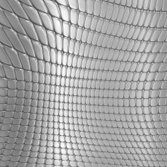 Metal silver checked pattern N20