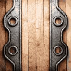 metal and wood background N504