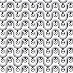 Abstract wave background - Seamless pattern with bulb N2