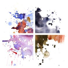 corner watercolor