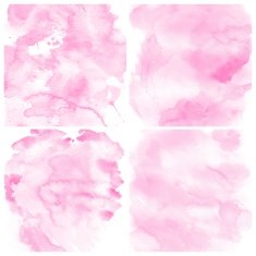 Set of Colorful water color painting background N453
