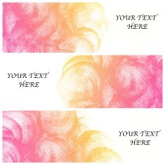 Set of Colorful water color painting background N466