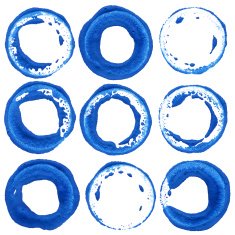 Acrylic paint circles