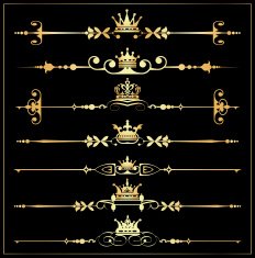 Decorative Elements Old Style - set 1