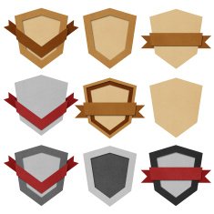 Set of retro vintage badges and labels N39
