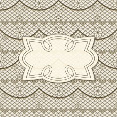 seamless lacy pattern and frame for your text