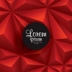 Red background Vector geometric N2