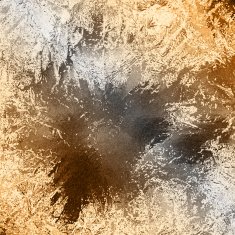 Copper shiny metal square background