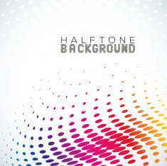 Abstract Halftone Background N34