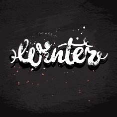 Winter grunge lettering N2