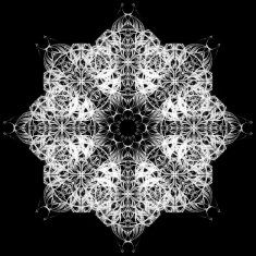 Mandala Decorative hand drawn lace pattern N39
