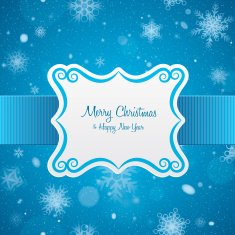 Christmas card Label N6
