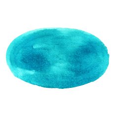 Watercolor blue spot N4
