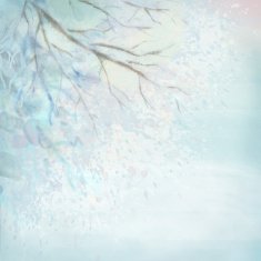 Winter Watercolor Tree Branches