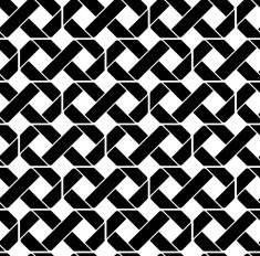 Black and white geometric seamless pattern symmetric endless
