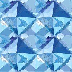 Crystal Seamless 3D Geometric background N8