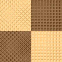 Four seamless background wafers