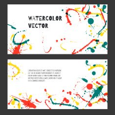 Watercolor vector background N34