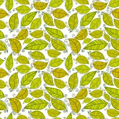 Summer leaves seamless pattern N2