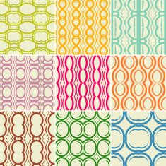 Seamless circle pattern abstract geometric pattern background N6