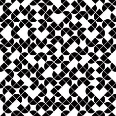 Black and white geometric seamless pattern Vector contrast N4
