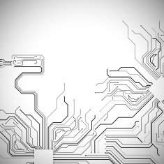 Technological vector background N10