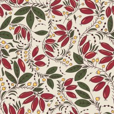 seamless texture barberry on a beige background N2
