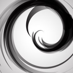abstract black and white transparency curve pattern background