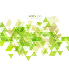 Creative abstract triangle pattern N61