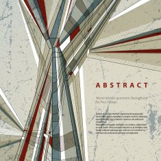 Vector abstract geometric background techno style illustration