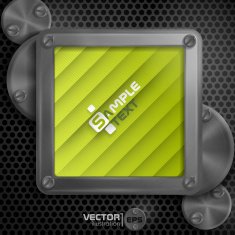 Metallic Frame With Screws N5