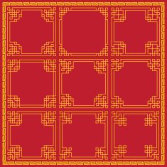 Chinese decorative frame N6