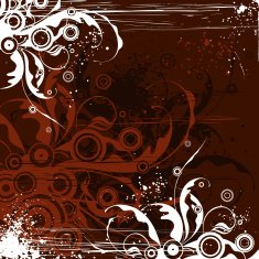 chocolate floral background N2