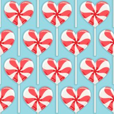 striped candy hearts