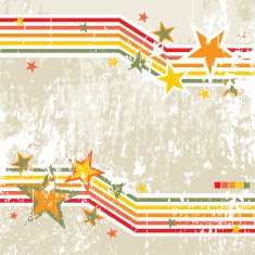 Retro illustration background N2