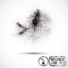 Various Spray paint graffiti decorative splatters N15