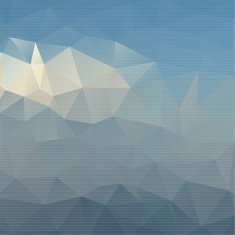 Abstract background with colored triangles