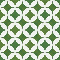 Seamless geometric circle and star pattern on paper N2