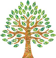 Scribble big simple tree