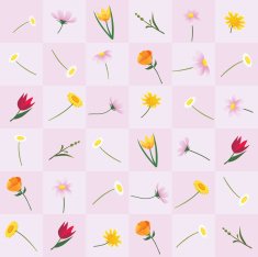Colorful Flowers N19