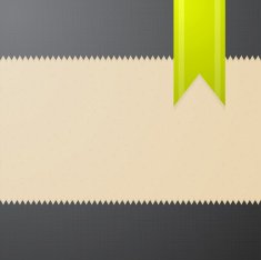 Abstract textured background with green bookmark