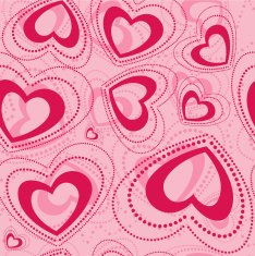 Seamless pattern with hearts N135