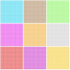 Set of seamless tablecloth pattern