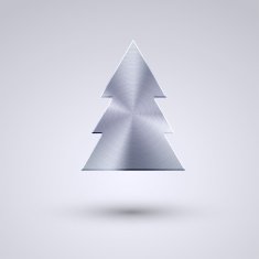 Vector full metal icon on blue background Eps10 N76