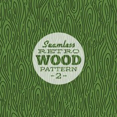 Retro wood seamless pattern
