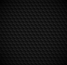Vector hexagons seamless black background